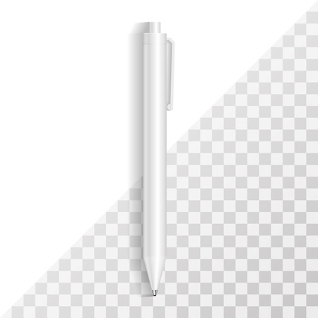 Pen Template. Corporate Identity Mock Up, Branding Mockup Isolated On White Background. Vectorのイラスト素材