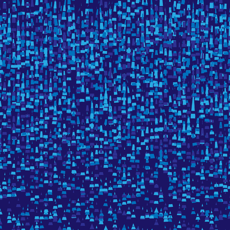 Blue Abstract Triangular, Confetti. Illustrationのイラスト素材