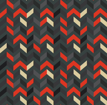Multicolor zigzag seamless pattern. Modern Colour trends. Geometric Vector illustration.のイラスト素材