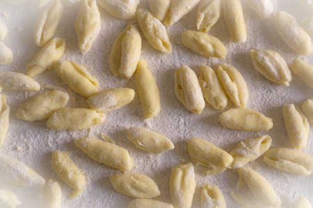 Handmade pasta from Apuliaの写真素材