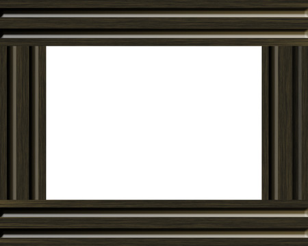 wooden frame for picture.の写真素材