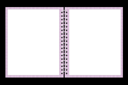 Picture an empty file for writing or recording の写真素材