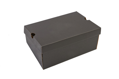 Open carton box isolated on white background