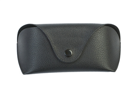 Case for glasses isolated on a white backgroundの写真素材