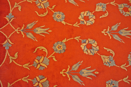 Turkish carpet with traditional ornaments