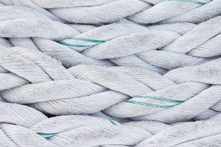 Basketwork made with thick rope texture patternの写真素材