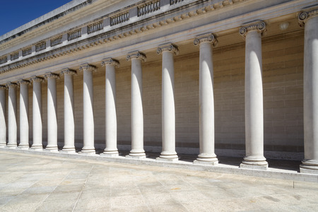 Pillars in retro style