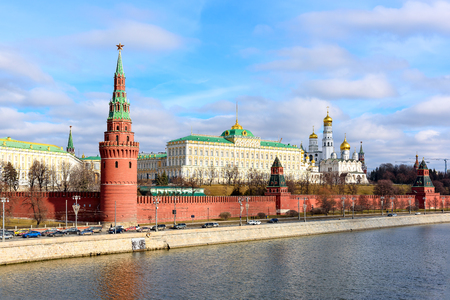 View of Kremlin in Moscowのeditorial素材