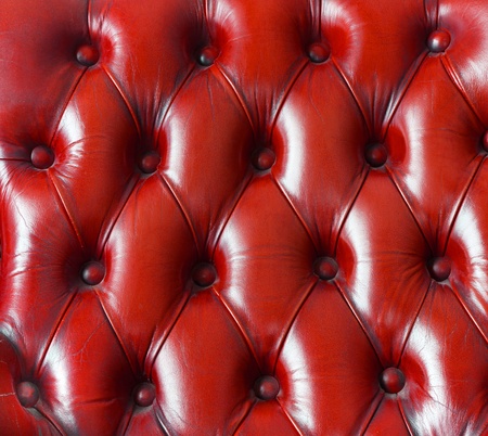 Closeup texture of vintage brown leather sofa for backgroundの写真素材