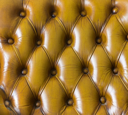 Closeup texture of vintage brown leather sofa for backgroundの写真素材