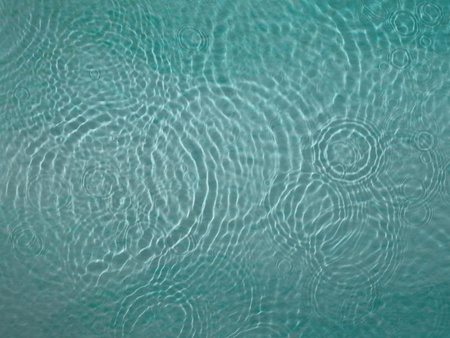 Abstract fresh water ripple on green backgroundのeditorial素材