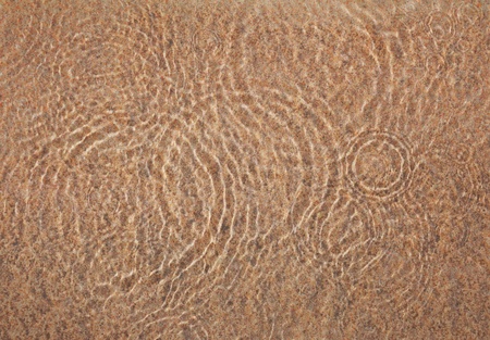 Circle water ripple on sandのeditorial素材