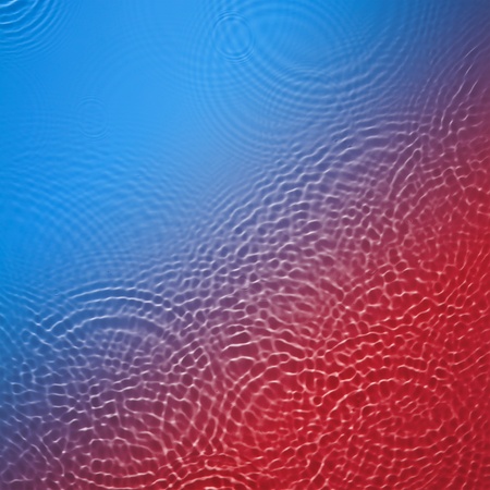  Blue and red circle water ripple backgroundのeditorial素材
