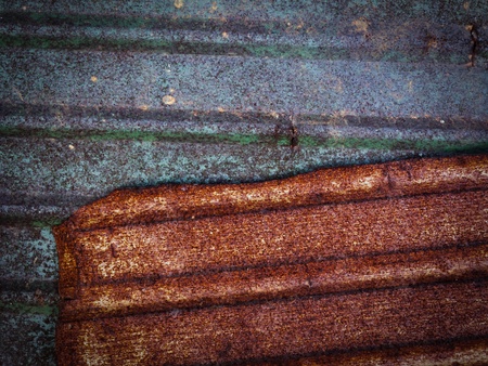 The rust on zinc metal texture for backgroundの写真素材