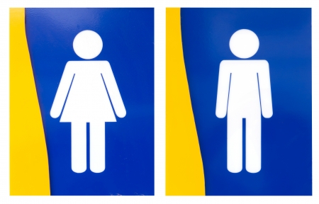 Men and Women of toilet sign isolated on white


の写真素材