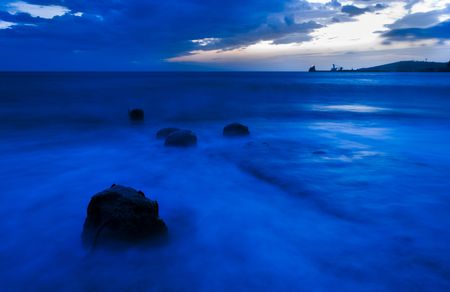 sea sunrise の写真素材
