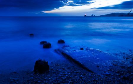 sea sunrise の写真素材