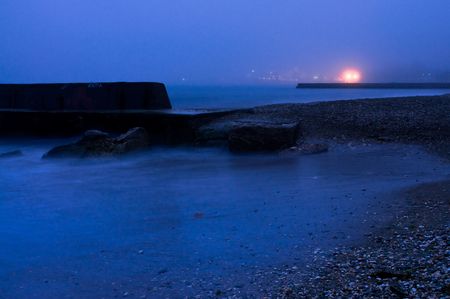 morning seashore の写真素材