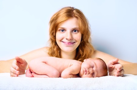 newborn sleeping baby