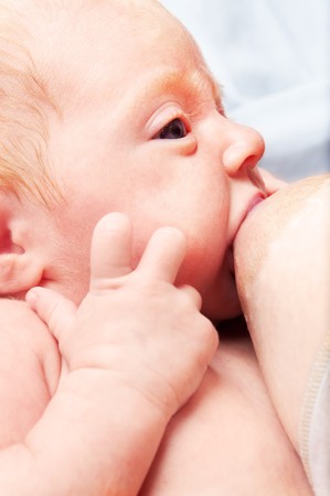 Baby breastfeeding