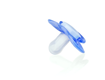 This is Baby dummy isolated over white