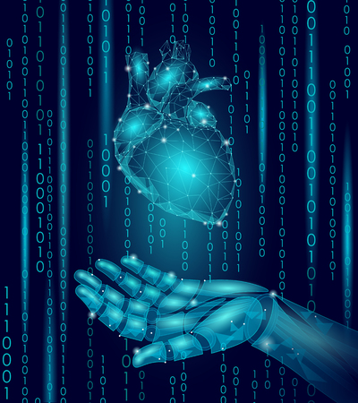Human heart illustration.のイラスト素材