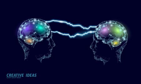 Human brain IQ smart business concept. E-learning nootropic drug supplement braingpower. Brainstorm...