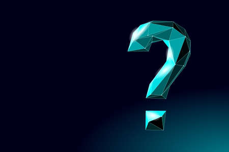 3D ask question mark. Make decision problem solution. Psychologist coach session medicine banner...