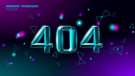 404 not found page web error. Web problem warning information template support fail background. Data flow coding symbol vector illustrationのイラスト素材
