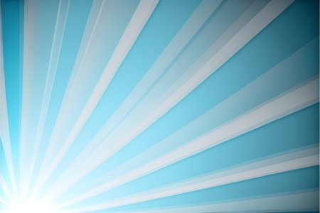Abstract light blue lines background. Geometric modern presentation business title neutral white minimal texture illustrationの写真素材
