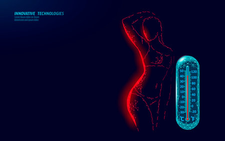 Hot temperature salon skin care. Heating mask compress moisturizing cream. Cosmetics ads marketing banner vector illustrationのイラスト素材