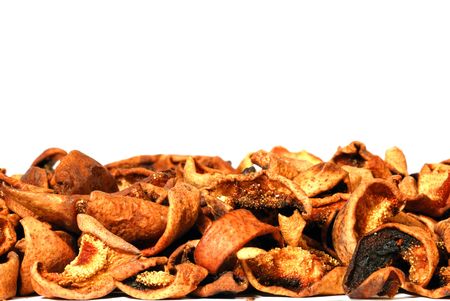 Dried fruits, pear, fruit backgroundの写真素材