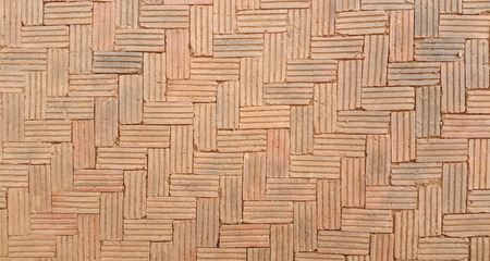 Red brick floor  illustration background - texture pattern