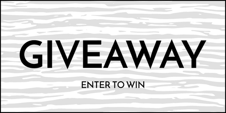 Giveaway banner template. Time for Giveaway sign on light background.