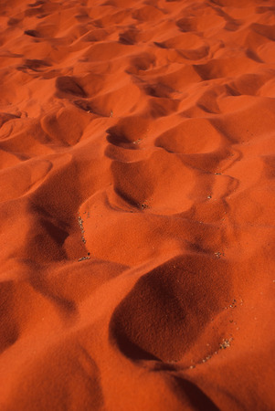 background of orange sand,in desert of wadi rum, jordanの写真素材