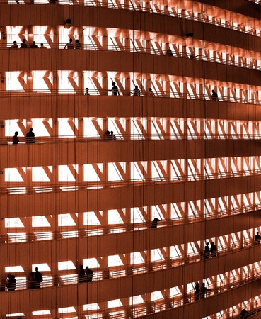 Inside the Water Tower in the International Exposition of Zaragoza, 2008  Subsequent editing process