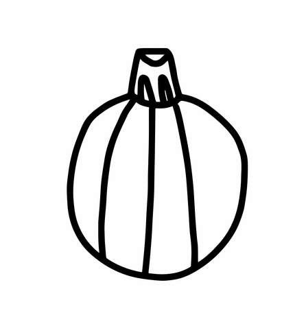 Vector Christmas tree decoration.Scandinavian style.Doodle black sketch line illustration.Design for backgrounds, web and coloring.のイラスト素材