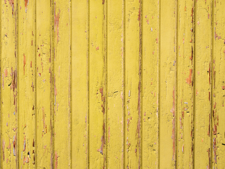 Old Wooden wall with paintの写真素材