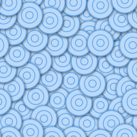 Seamless with pattern with cute blue circlesの写真素材
