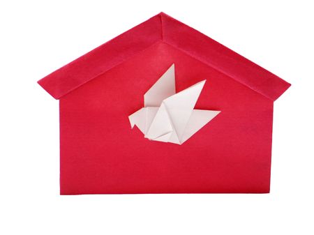 The Paper house.の写真素材