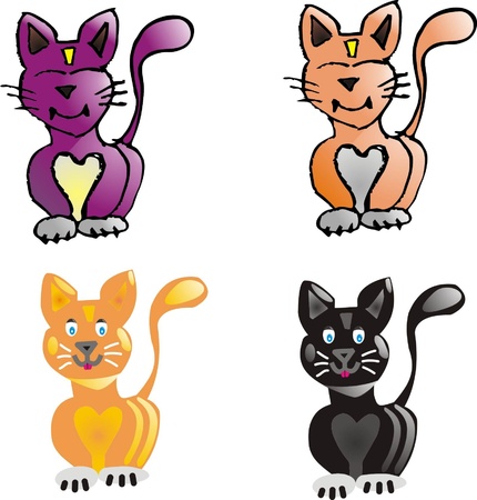 drow catsのイラスト素材
