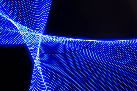 Abstract moving lightsの写真素材