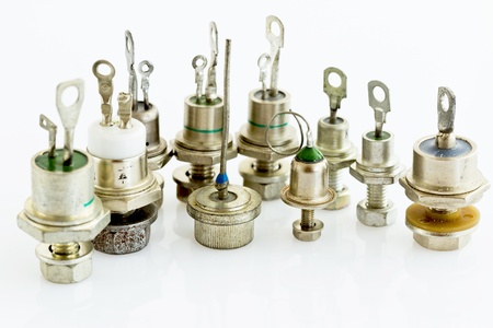 various powerful thyristors and diodes for greater voltages and currents