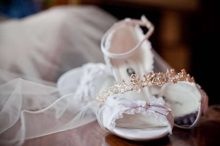 bridal shoesの写真素材