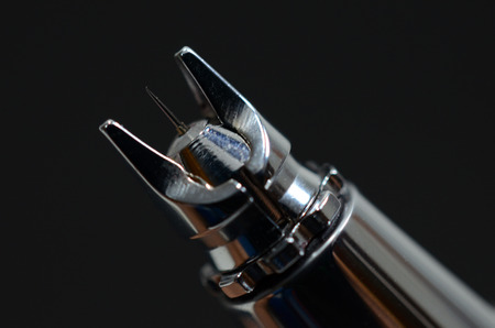 Airbrush approximate view to technical detail.