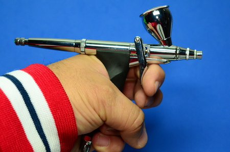 Airbrush approximate view to technical detail.の写真素材