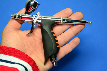 Airbrush approximate view to technical detail.の写真素材