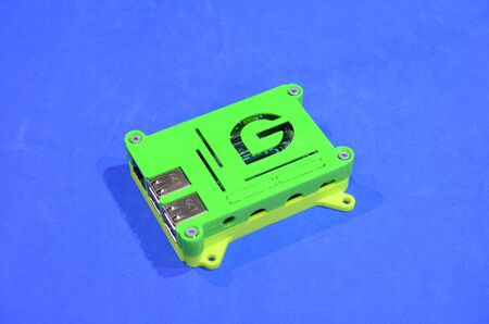 SERTAOZINHO, BRAZIL - January 04, 2018 - Raspberry Foundation board used for thin client IT Hardware.のeditorial素材