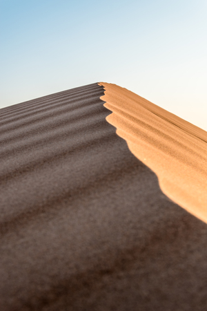 Sand Dunes with Wind Blown Pattern, Wahabi Sands, Oman