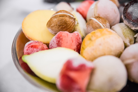 Detail of a food banquetの写真素材